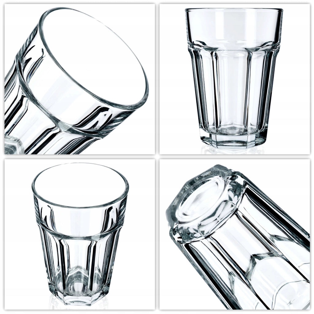 Set di 6 bicchieri alti KADAX da 370 ml per succhi e acqua.