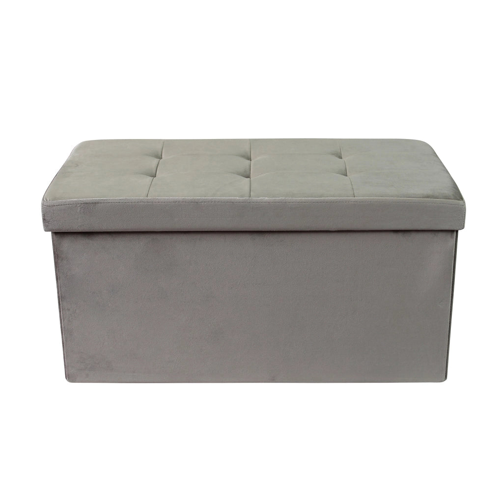 Pouf contenitore in velluto -  MARCUS