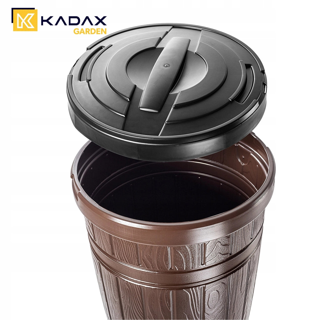 Serbatoio per acqua piovana KADAX da 265 litri con rubinetto.