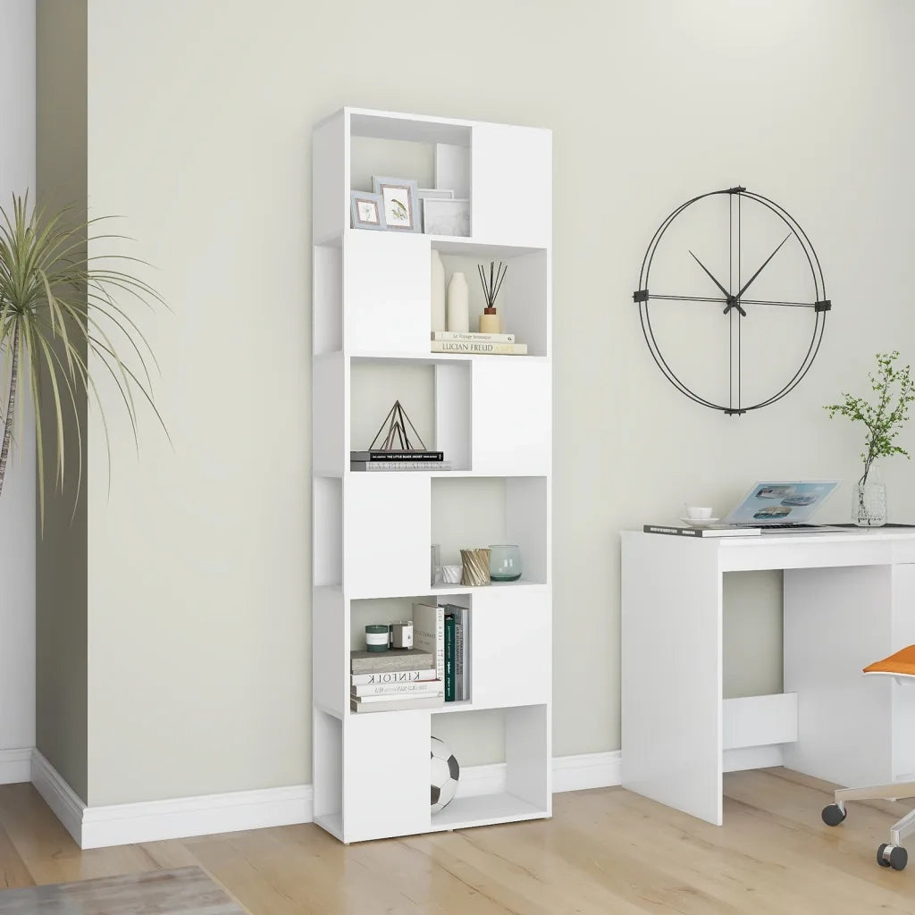 Libreria/Divisorio Bianco 60x24x186 cm 809098