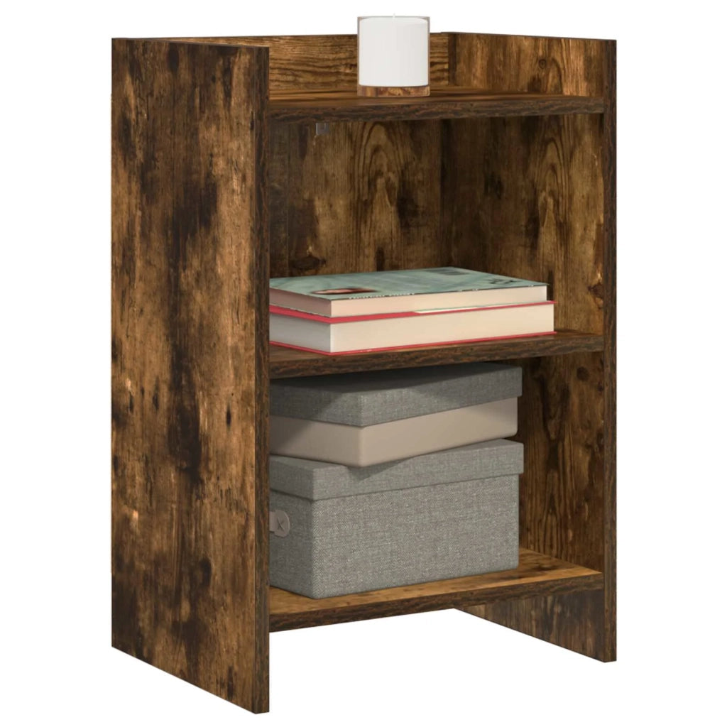 Comodini Rovere Fumo 40 x 30 x 60 cm Legno ingegnerizzato 8011003