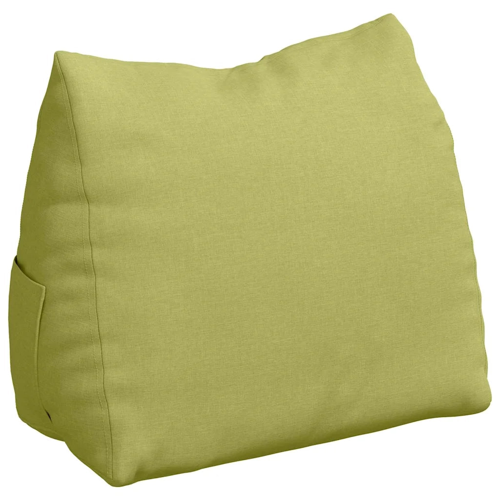 Cuscino per Schiena | Cuscino dorsale Verde chiaro 60 x 20 x 50 cm Tessuto