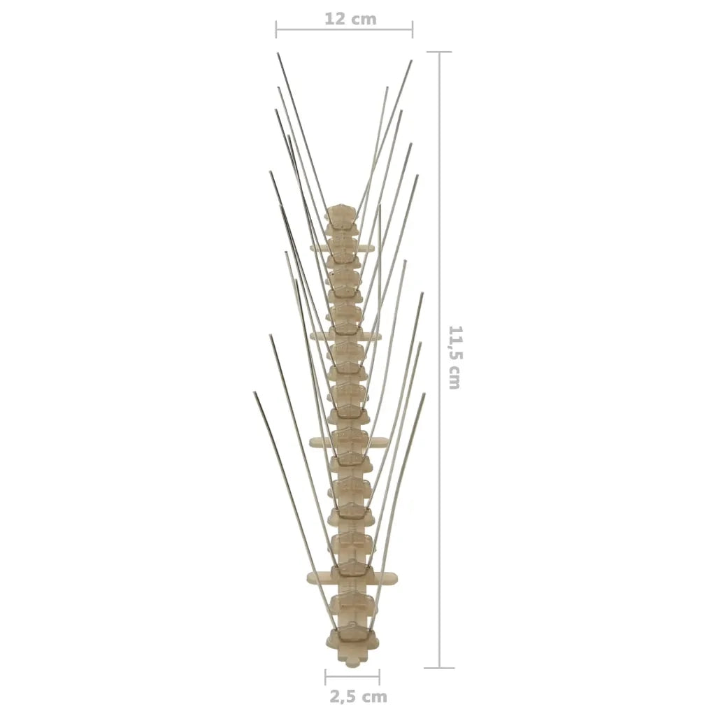 Set Dissuasori per Uccelli e Piccioni 20 pz 2 File 10 m CFW7685013