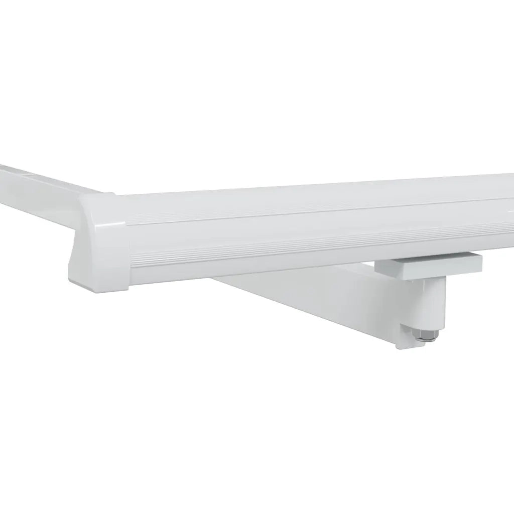 Tenda da Sole Bianco 4,5 × 3 m Metallo 143047