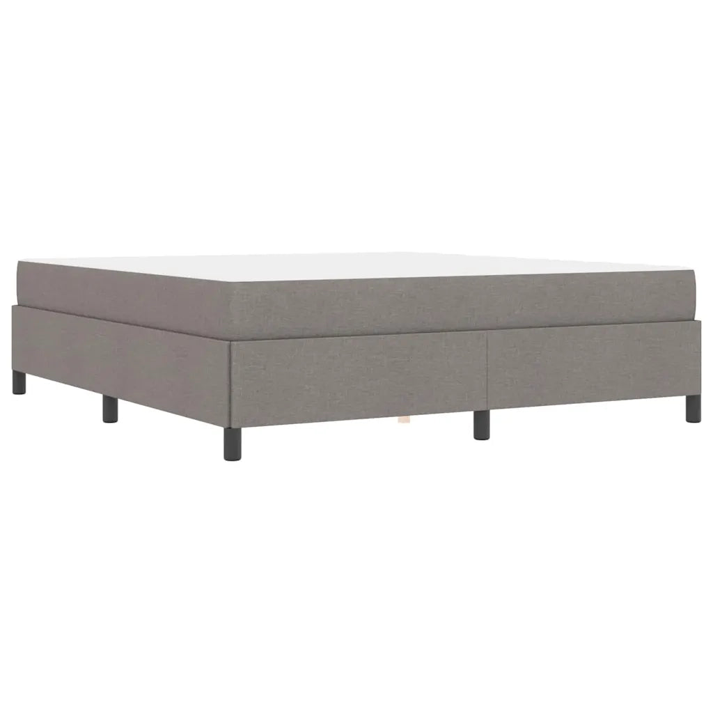 vidaXL Letto a molle Tortora e Nero 180 x 200 cm