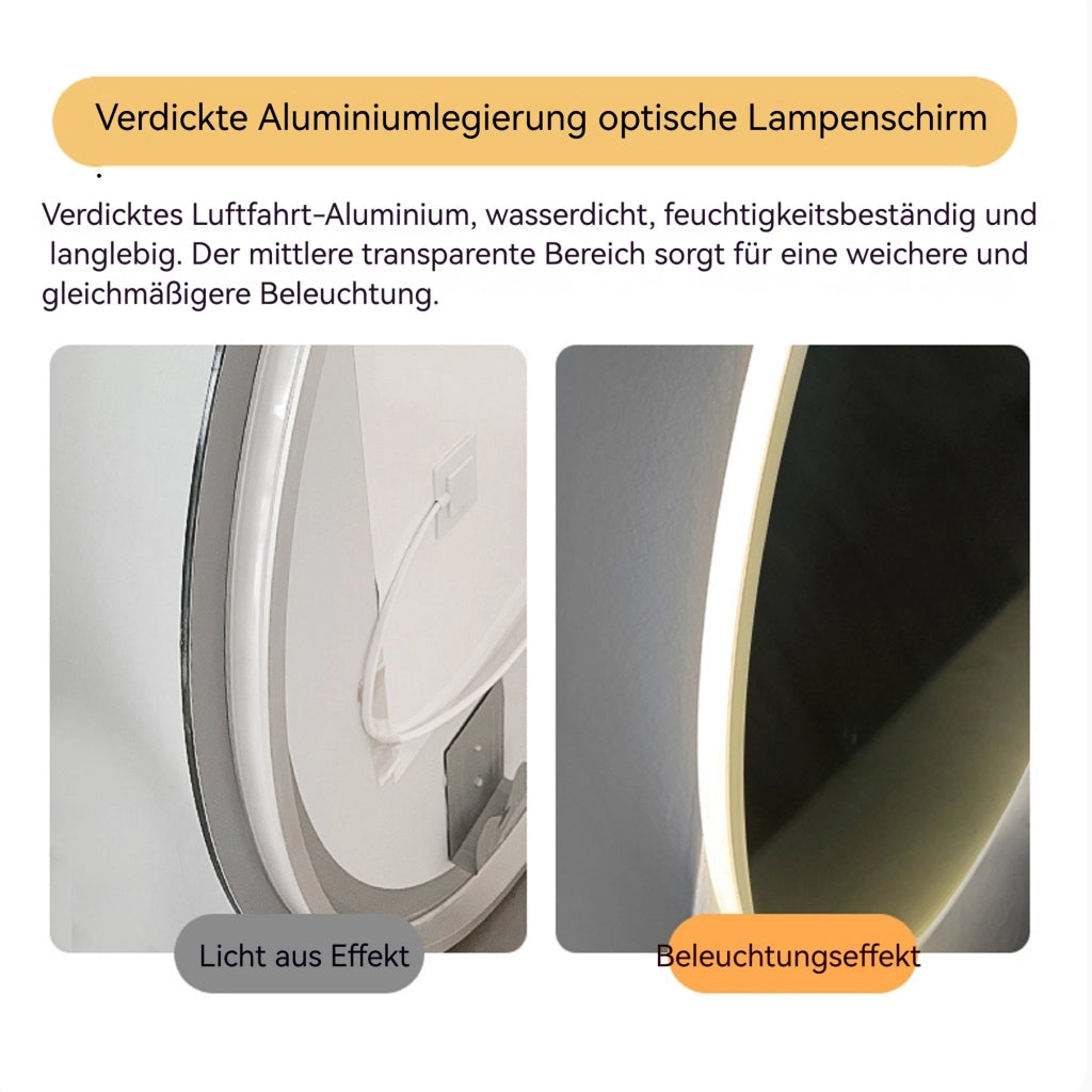 SPECCHIO BAGNO LED 60x90 cm Argento Anticondensa Touch