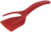 Spazzola per barbecue 2 in 1 - Utensile per cucina per girare/curvare - Lame inclinate - Sicura e duratura - Adatta per alte temperature - Spazzola per cucina