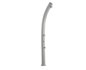 Doccia Solare da Giardino 25L Miscelatore Temporizzato e Lavapiedi Arkema Jolly Inox Paint