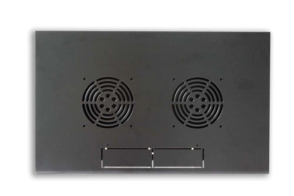 Armadio Rack 19'' a muro 10 unità prof. 400 Nero Assemblato