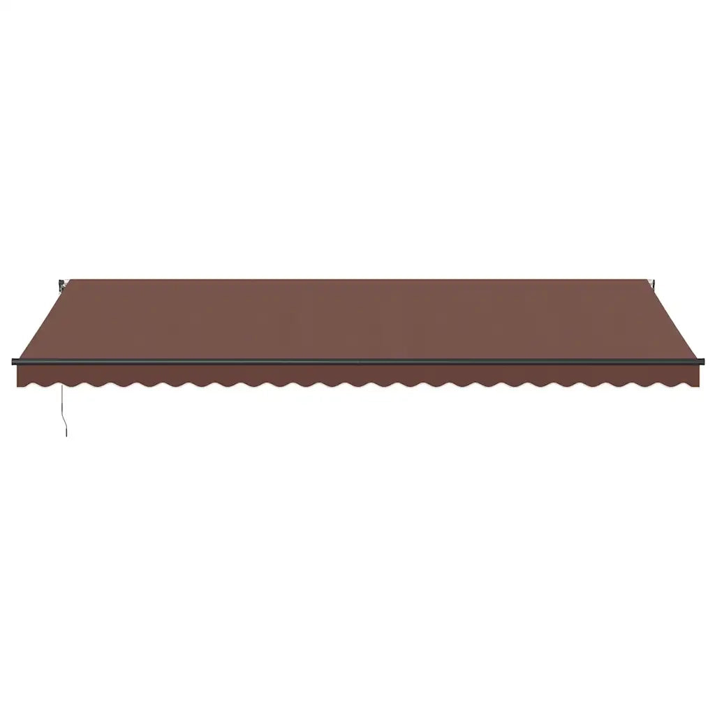 Tenda da Sole Retrattile Automatica Marrone 600x350 cm 3215417