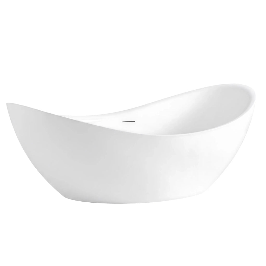 Vasca Da Bagno Freestanding Rea Maris 180 Copritappo bianco