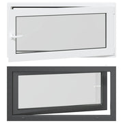 Finestra per Soffitta RISOR 120 x 60 cm PVC e Vetro Antracite CFW3770221