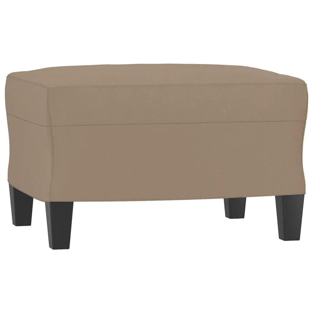 vidaXL Set di Divani 3 pz con Cuscini Cappuccino in Similpelle