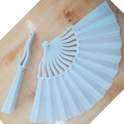 Trade Shop - Set 12 Ventagli Onde Fiori Chiesa Segnaposto Gadget Ricevimento Matrimonio Sposi -