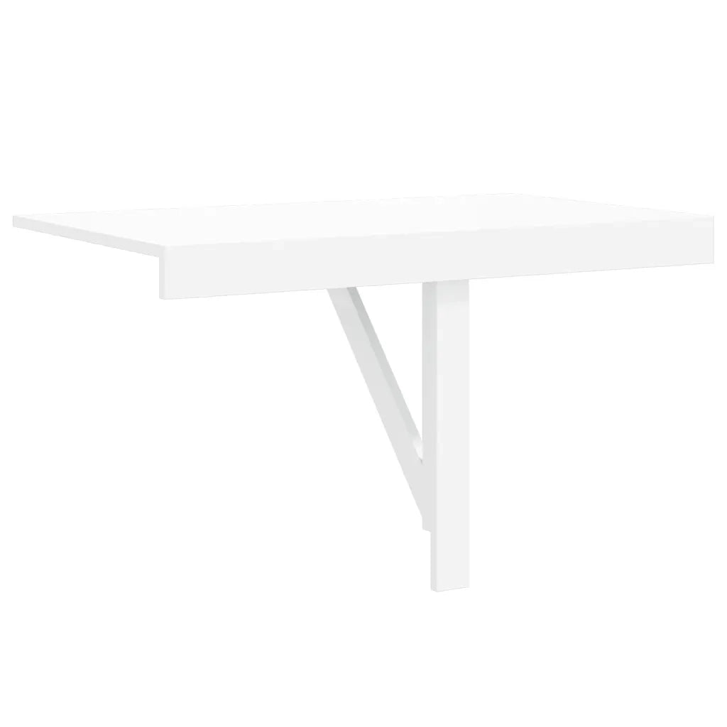 Tavolo Pieghevole da Parete Bianco 100x60 cm CFW2485986