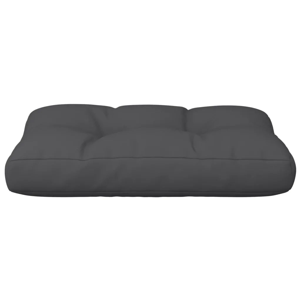 vidaXL Cuscino per Pallet Nero 50x40x12 cm in Tessuto