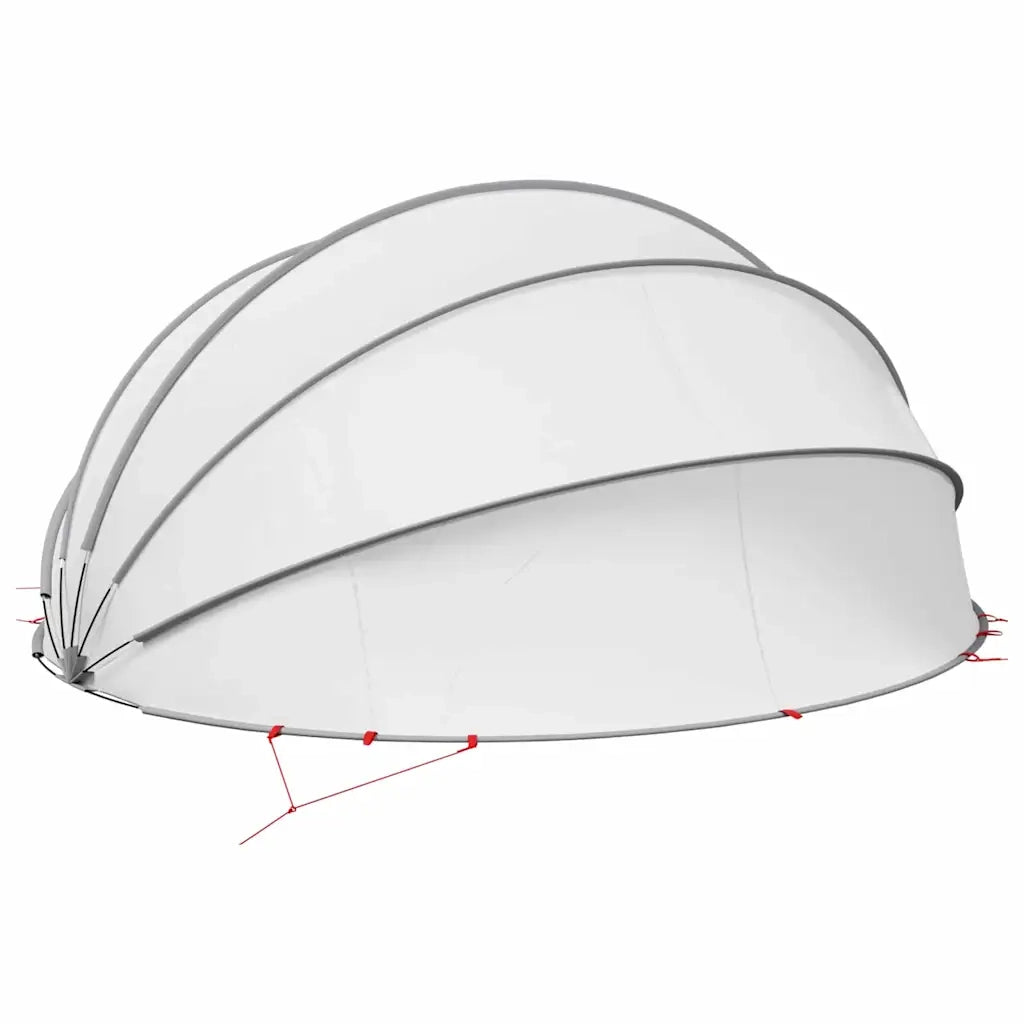 Dome Piscina Grigio e arancione 546 x 516 x 250 cm