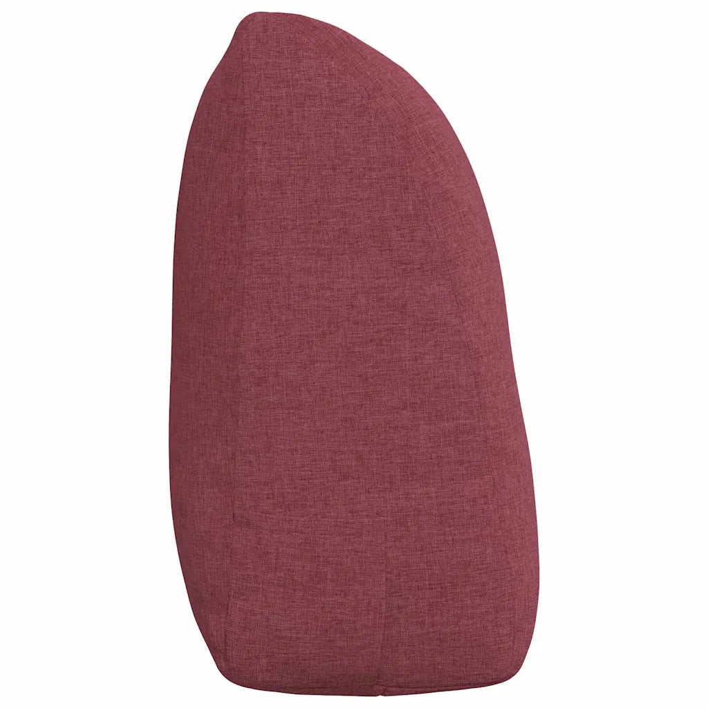 Cuscino per Schiena Rosso Vino 120 x 24 x 50 cm Tessuto