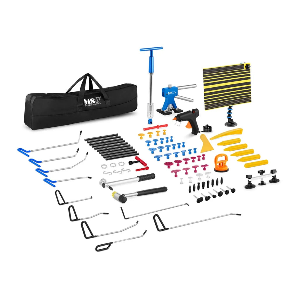 Kit per la riparazione di ammaccature senza vernice con pistola per colla a caldo 85 pezzi 14_0002079
