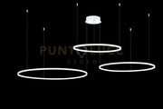 SOSPENSIONE MULTIPLA 3 LED SOEL BIANCO 3000-4000K MAX 6720LM 113W DIMMERABILE D.60-80-100CM