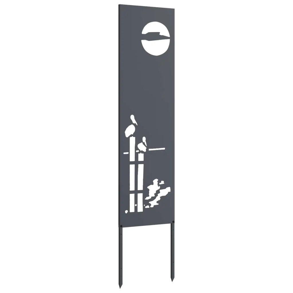 Schermo per privacy in giardino Traforo Antracite 32 x 140 cm