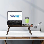 Tavolo da letto - Tavolo pieghevole per laptop, 35D x 60L x 24A centimetri