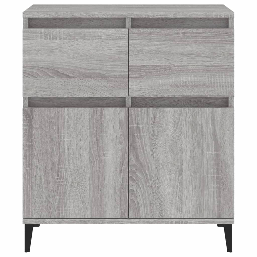 Buffet credenza cassettiera armadio mobile contenitore organizer cucina soggiorno Sonoma 60 x 35 x 70 cm legno ingegnerizzato grigio 02_0036414