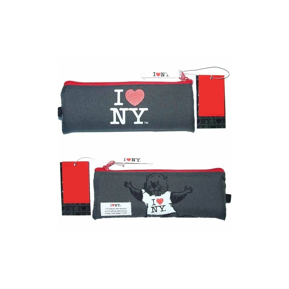 Trade Shop - Bustina Portacolori Per La Scuola O Disegno A Zip Singola I Love New York Murale -