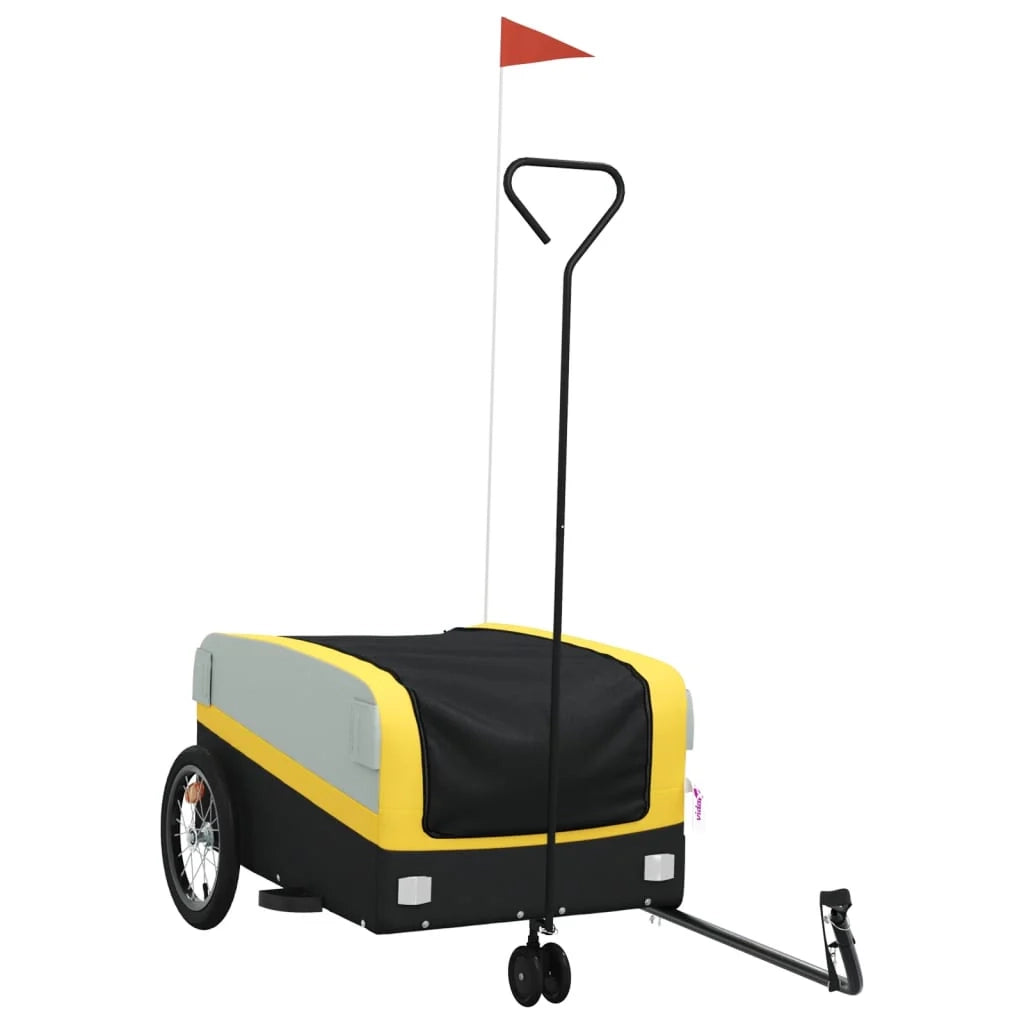 Rimorchio per trasporto biciclette 45 kg ferro giallo 02_0044151