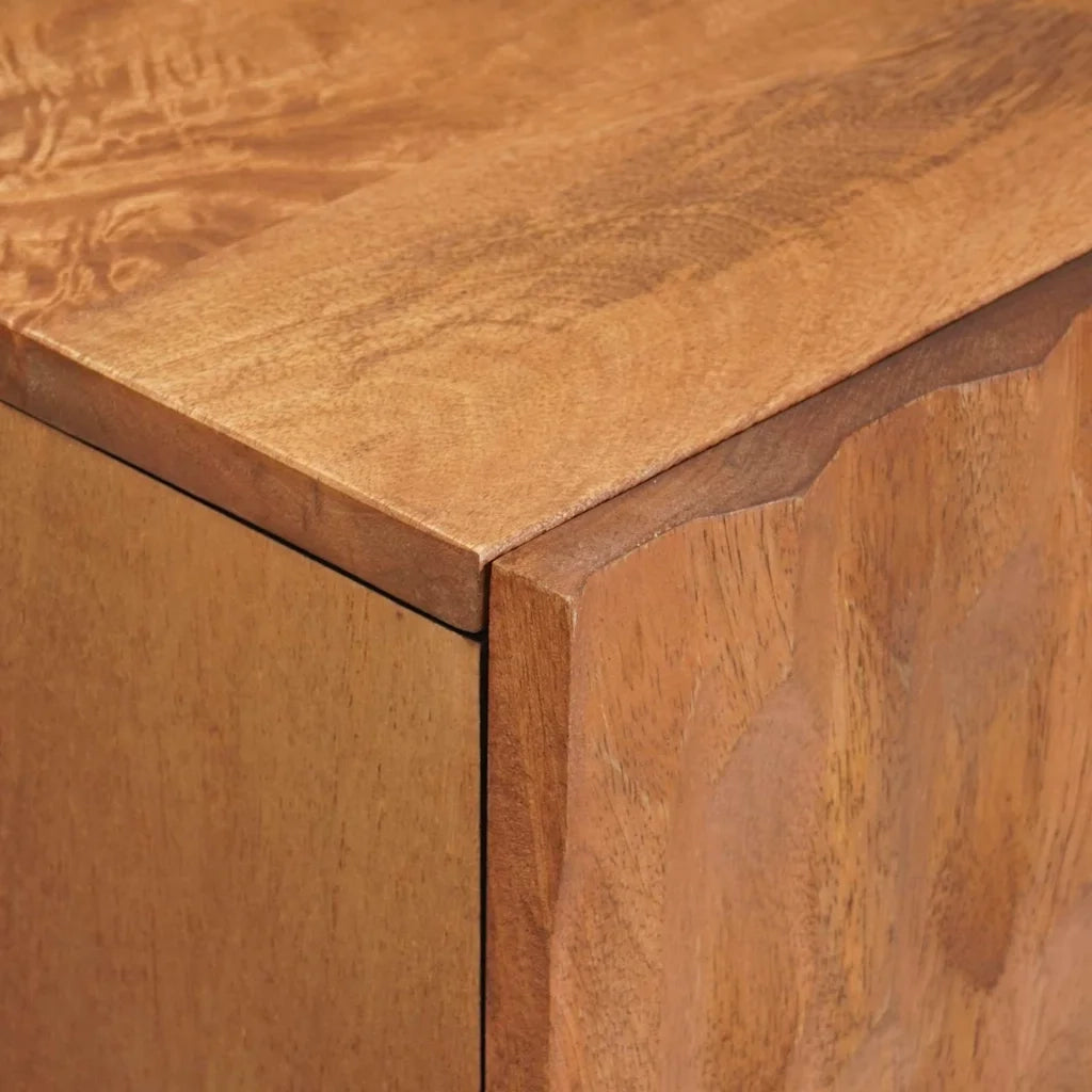 Mobile TV con porta Finitura Marrone Acacia 105 x 33 x 46 cm 4017900