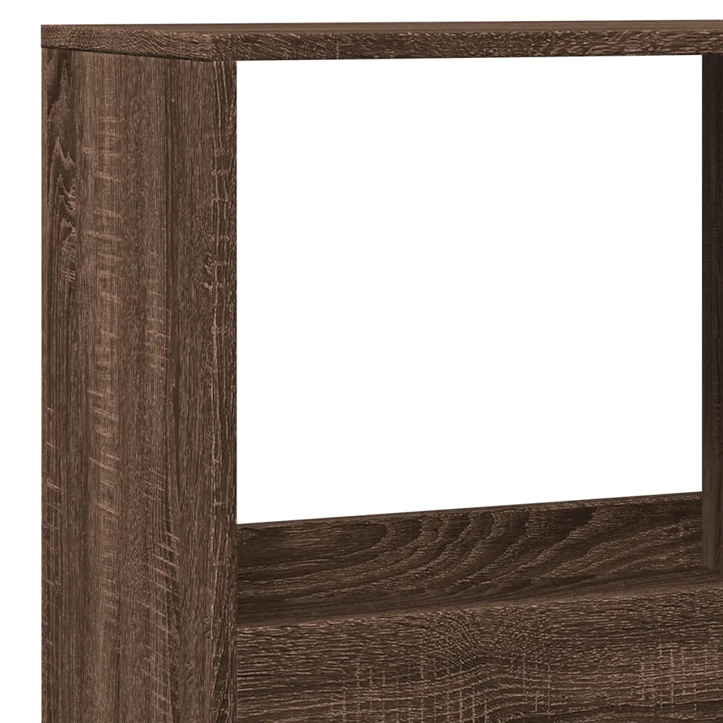 Divisorio Rovere Marrone 100x33x175 cm in Truciolato 3309579