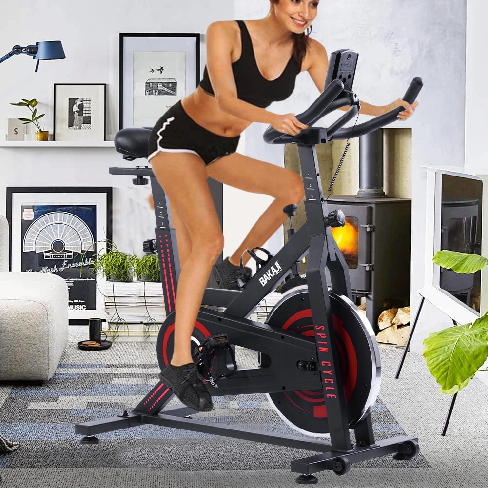Cyclette Spinning Bike Bici Allenamento Fitness Cardio Palestra Display LCD