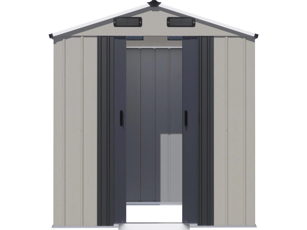 Casetta da giardino in metallo "Nebraska" - 2,17 m² - Grigio