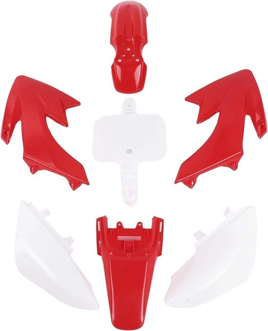 Accessori per motocicletta - Kit di installazione facile - Scudetto di plastica con pedana - Accessorio per motori - Adatto per CRF XR 50 - Peso leggero - Vigoroso controllo di fabbrica - Kit di body per motori