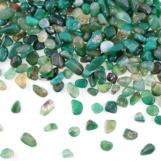 Pietre marine in forma di latte, agata verde in blocchi, grandi pezzi di pietra preziosa - 09-13 cm - materiale di lavorazione con getto di pietra - cristallo di quarzo naturale schiacciato - ideale per la creazione di gioielli.