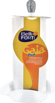 GAIA PORTA ROTOLO DA CUCINA IN PLASTICA DI COLORE BIANCO