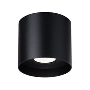 Spot soffitto tondo nero Ø12cm 1xGU10 10W Kiruna Pure Lume