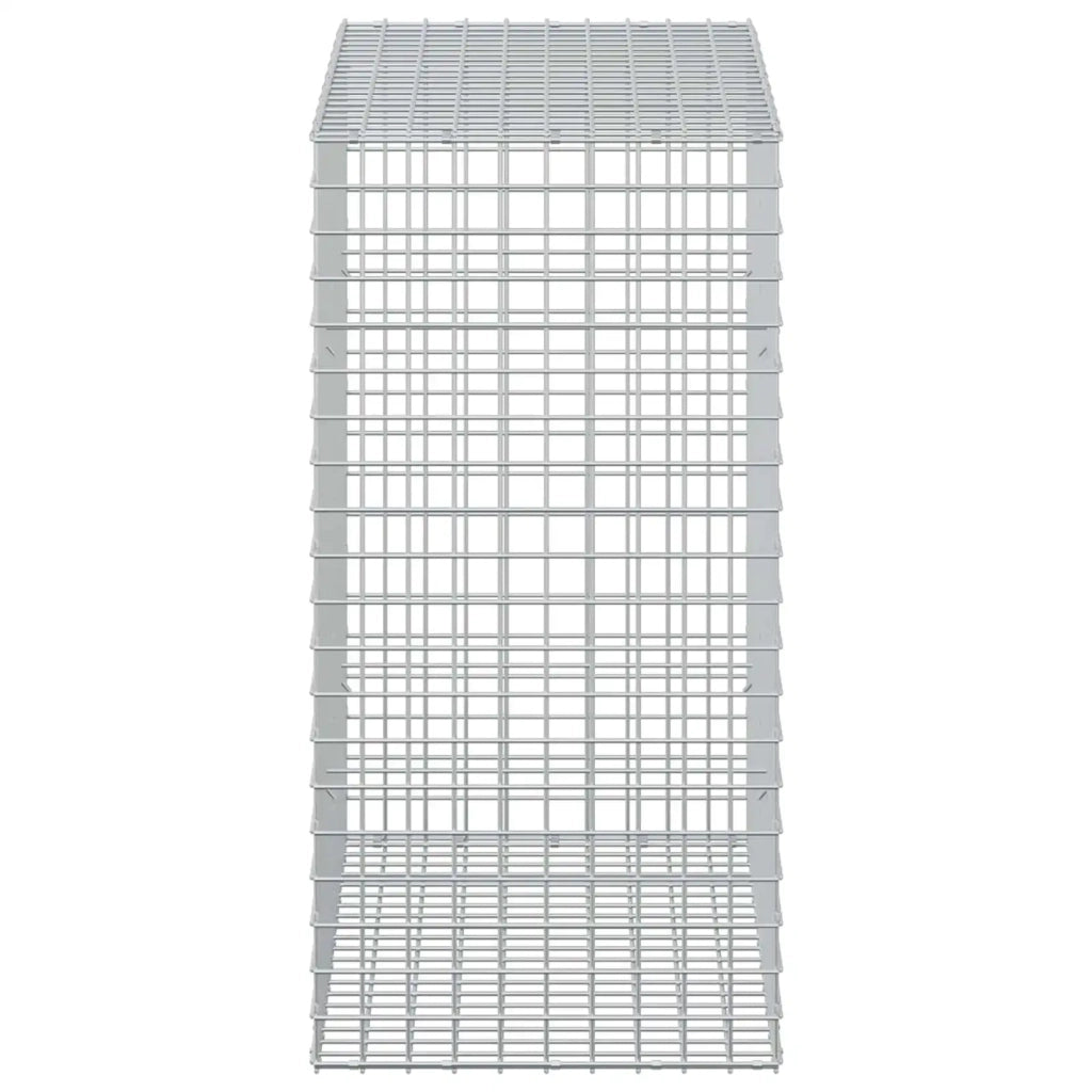 Gabione con filo da 5 mm e rete da 5x5 cm 50x100x100 cm 3464347