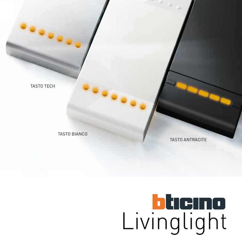 Bticino living light presa schuko bivalente bianca tedesco italiano n4140/16