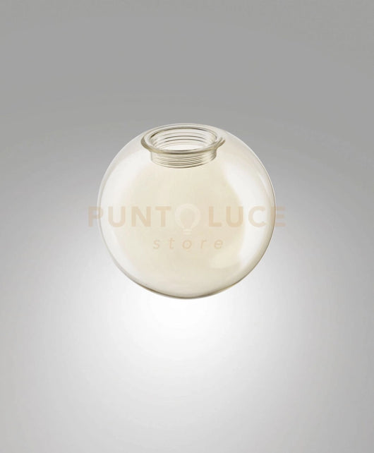 3804-54-365 DIFFUSORE IN  VETRO SFERA COGNAC D.15CM PER 8W