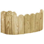 Rotolo di Bordura Verde 120 cm in Legno di Pino impregnato 49105