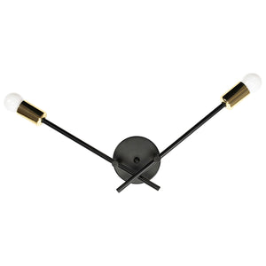 Lampada Da Parete APP1119-2W Black