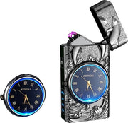 Anastektor USB - Ricaricabile Elettrico - Plasma Anastektor - Doppia Fiamma - Uomo e Donna - Confezione Regalo - Nero