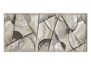 Tappeto Passatoia Cucina Corsia Retro Antiscivolo Disegno Universo By Suardi - 55x80 - Tortora