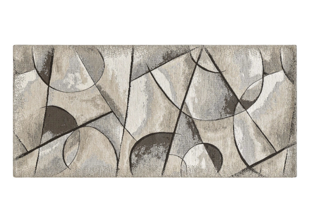 Tappeto Passatoia Cucina Corsia Retro Antiscivolo Disegno Universo By Suardi - 55x80 - Tortora