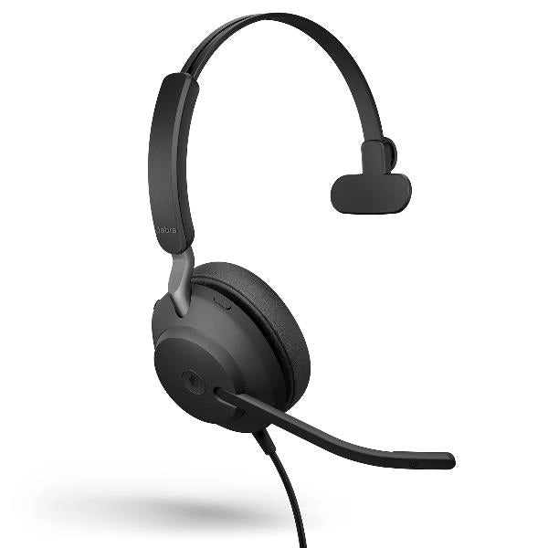 Jabra 24189-899-999 cuffia e auricolare cablato a padiglione musica e chiamate usb tipo a nero