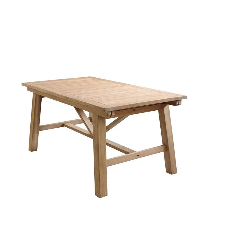 TAVOLO MIRAGE IN LEGNO NATURALE ALLUNGABILE 160/240 X 90 X 77CM OKX