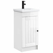 Mobile da bagno con Lavabo | Armadio Lavabo Bianco Lucido 42 x 40 x 84,5 cm