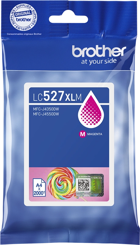 Brother LC527XLM cartuccia d'inchiostro 1 pz Originale Resa elevata (XL) Magenta