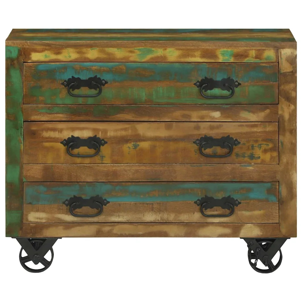 Credenza Marrone 80 x 30 x 65 cm Legno massello di recupero 358878